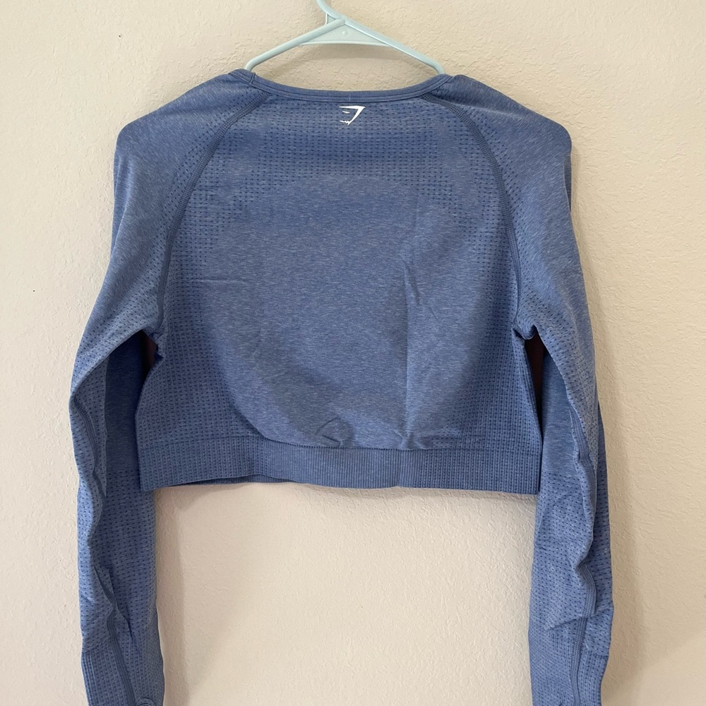 Gymshark Long Sleeve Crop Top with Thumb Holes